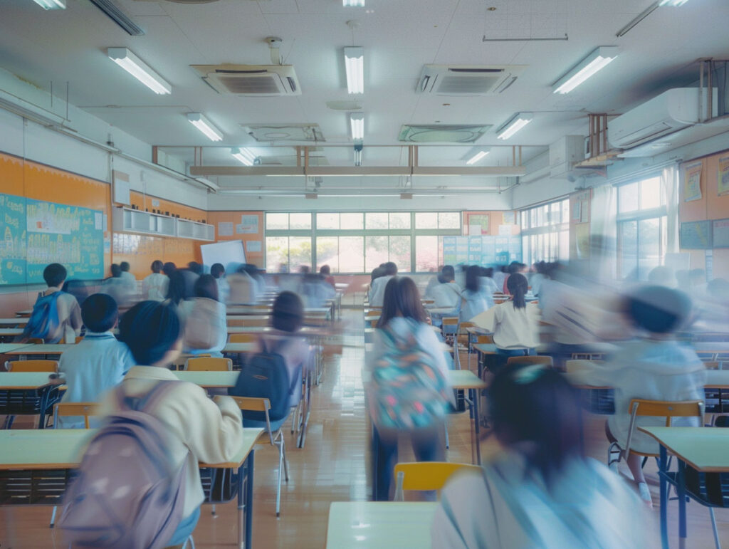 授業の進むスピードが速いイメージ