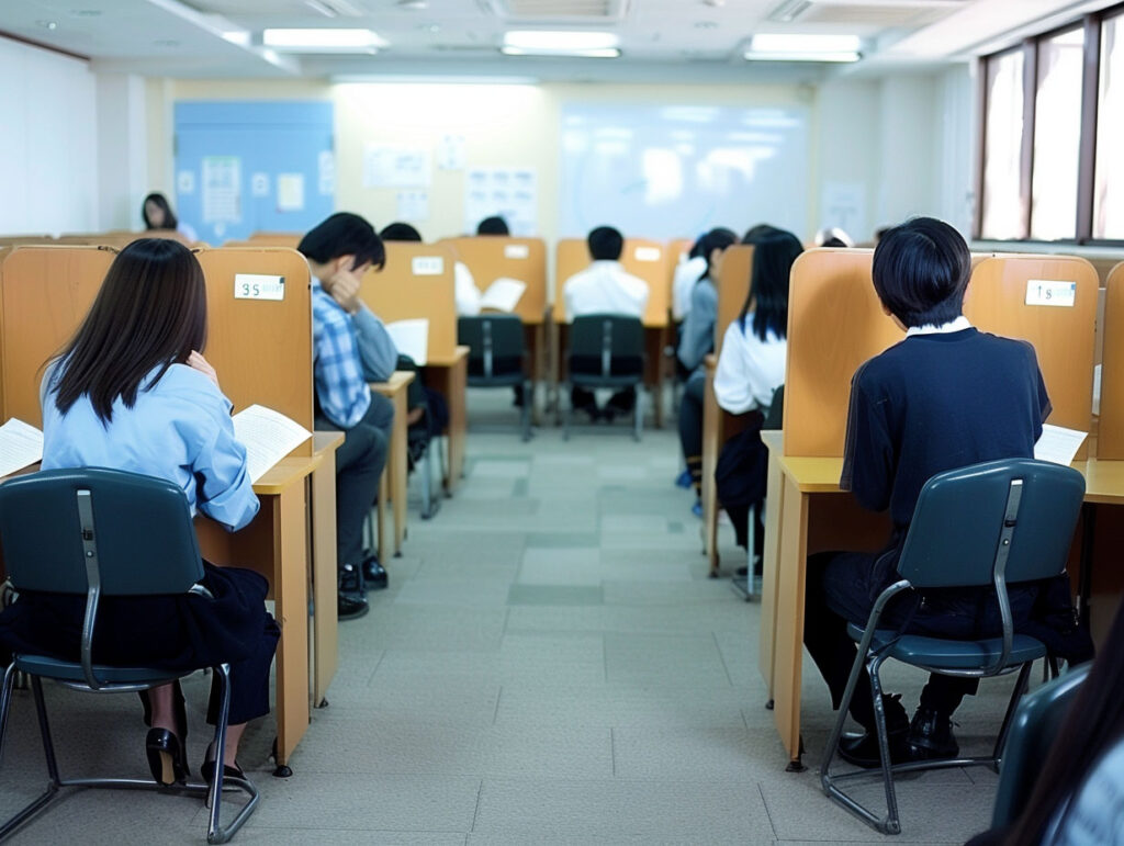本番の試験の雰囲気