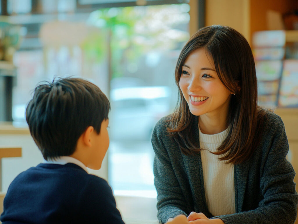 保護者からの優しい見守り