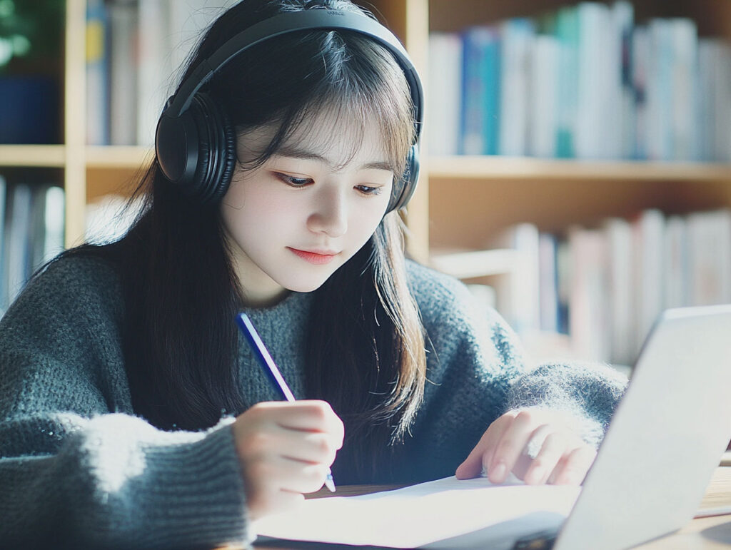 アウトプットを行う成績トップの生徒