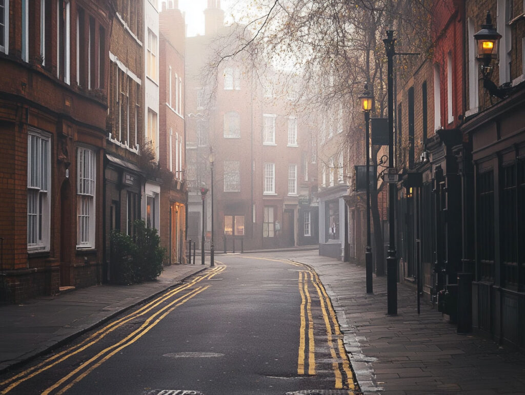 霧のかかったロンドンの風景 width=