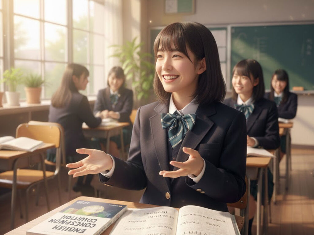 英語「論理・表現」を学ぶ高校生