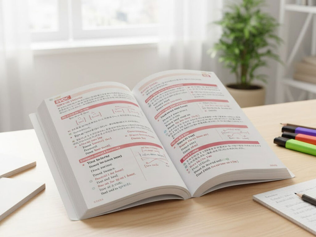 英語の文法が書かれたテキスト